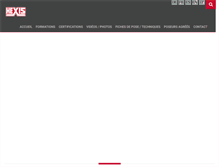 Tablet Screenshot of hexis-formations.com